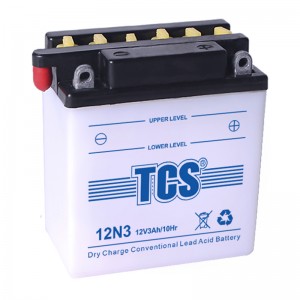 TCS摩托车干荷普通型水电池12N3