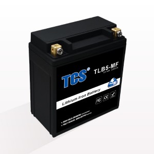 TCS摩托车启动型锂电池TLB5-MF
