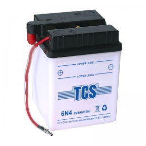 TCS摩托车干荷普通型水电池6N4