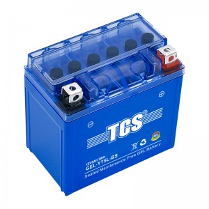 VTCS摩托车密封式胶体电池YT5L-BS
