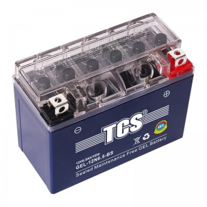 TCS摩托车密封式胶体电池12N6.5-BS